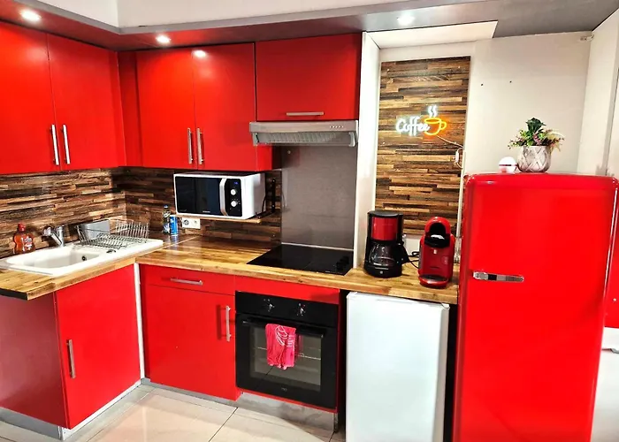 公寓 02 - Tres Joli 2 Pieces Avec 3 Lits Pouvant Accueillir Jusqu'a 5 Personnes, Situe Au Rdc Avec Entree Independante, Place De Parking Reservee Devant L'entree Et Terrasse Sur L'arriere Donnant Sur Parc Arbore, Le Linge De Maison Est Fourni